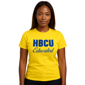 HBCU Éduqué Or Sigma Gamma Rho T-shirt Coton Chenille Broderie Grec Sororité Divine Neuf Collégiale Mode SGRho Tee - Product Image 1