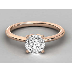 Anillo Brillante de Diamante Cultivado en Laboratorio con Oro de 14K para Mujer - Product Image 6