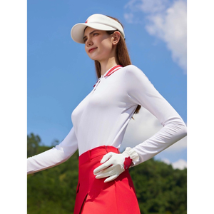 Ropa Deportiva para Golf, Camisas de Mujer de Manga Larga, Tejido de Punto, Antiarrugas, Algodón, Ajuste Personalizado, Logotipo Personalizado + Diseño OEM ODM, Transpirable - Product Image 2