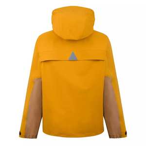 Veste de pluie à capuche imperméable et légère à fermeture éclair pour hommes, veste en duvet d'extérieur chaude et respirante pour hommes - Product Image 2