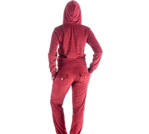 Survêtements lourds coupe ajustée pour femmes avec impression de logo personnalisé vêtements d'hiver de qualité supérieure survêtements en velours - Product Image 5