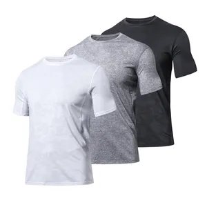 Factory Wholesale Cheap Price Good Quality Custom Mesh Short sleeve T Shirt For Men Gym Sports Jogging Training Wear