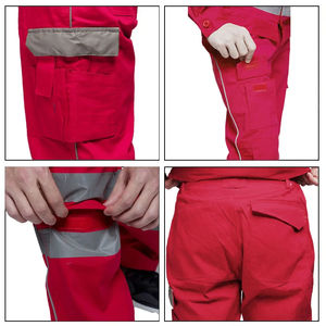 Pantalon de travail réfléchissant imperméable haute visibilité pour hommes de haute qualité vêtements de travail pour hommes pantalons de sécurité multi-poches haute visibilité - Product Image 5