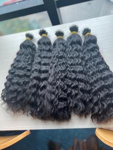 Vente en gros, Super Double fournisseur de cheveux péruviens bruts, nano ring- deep wavy - Product Image 4