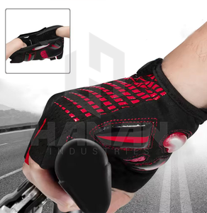 Guantes de ciclismo personalizados Logo Fuerte agarre Transpirable Pantalla táctil a prueba de golpes Compatible para uso en exteriores Disponible Precio al por mayor - Product Image 2