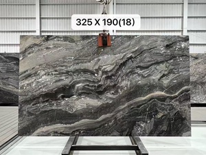 Carreaux <span class=keywords><strong>de</strong></span> marbre brun foncé à veines noires, panneau mural étanche, carreaux <span class=keywords><strong>de</strong></span> marbre brun vénitien pour meuble-lavabo, table à manger, escalier et sol - Product Image 1