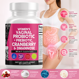 Пробиотики Lactobacillus Plantarum для иммунитета и здоровья влагалища, 60 таблеток, поддержка при инфекциях мочевыводящих путей, нормализация pH, под собственной торговой маркой - Product Image 1