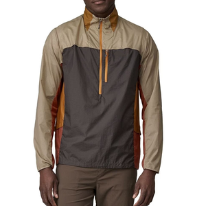 Chaquetas Cortavientos Ultraligeras para Hombre de la Mejor Calidad OEM, Chaquetas Impermeables de Manga Larga, Chaqueta Cortavientos con Media Cremallera - Product Image 1