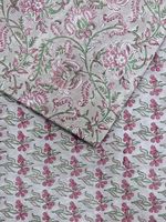 100% coton tissu main bloc imprimé matière première légère pour robe de filles pour sacs H-53 d'approvisionnement d'usine directe