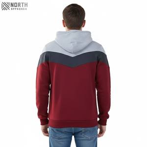 Sweat à capuche épais en coton éponge de haute qualité pour hommes, sweat-shirt en polaire à épaules tombantes personnalisé, sweat-shirt à capuche de grande taille - Product Image 2