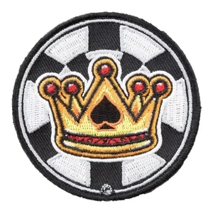 Patchs brodés en chenille personnalisés avec lettres, thermocollants en PU, logos de marques célèbres, appliqués en sergé pour casquettes, motif cœur - Product Image 1