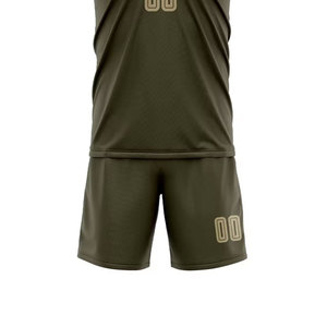 ชุดเตะบอลแขนสั้นสีพื้นระบายอากาศได้ดีสำหรับผู้ใหญ่ - Product Image 6