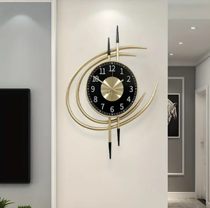 Eye catching metal wall <b>clock</b> brings industrial charm and contemporary style into your space nicely made by BRUSHSTROKE - Product Image 6