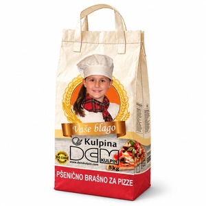 Farine de blé raffinée DEM Kulpin, riche en protéines, pour pizza, sac de 5 kg, farine tout usage, qualité standard - Product Image 1