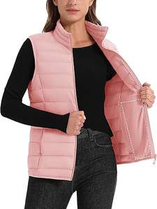 Venta Directa de Fábrica, Chaleco Acolchado con Cierre y Cuello en V, Personalizable, Transpirable, de Alta Calidad, para Hombre, Invierno, Casual - Product Image 3