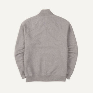 Conjuntos de chándal jersey con media cremallera para hombre de algodón orgánico respetuoso con el medio ambiente personalizado moda sostenible invierno transpirable de secado rápido - Product Image 4