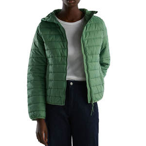 Nuevo estilo, venta al por mayor, chaquetas acolchadas de lona impresas para mujeres, chaquetas personalizadas de poliéster de la mejor calidad para adultos - Product Image 3