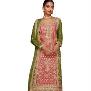 Shalwar kameez สำหรับงานแต่งงานเทศกาลใช้จากผู้ส่งออกอินเดียเสื้อผ้าลำลองผลิตและจำหน่ายที่ดีที่สุด - Product Image 1