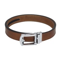 Cinturón Formal Unisex de Cuero de Búfalo de Primera Calidad, Longitud Personalizada, Cierre Automático, Ancho de 325 mm, Hebilla de Latón de Lujo