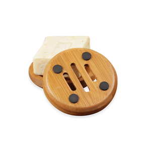 จานสบู่ไม้ไผ่ดูดจานสบู่อุปกรณ์เสริมในห้องน้ำที่ทำจากไม้ไผ่ติดโลโก้ได้ตามต้องการผลิตในเวียดนาม Eco2go - Product Image 1