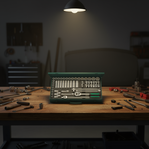 ชุดเครื่องมือ Stahlwille - ชุดซ็อกเก็ต 50 ชิ้น ขนาด 1/2 นิ้ว ในกล่องเหล็กแผ่นที่ทนทาน - Product Image 3