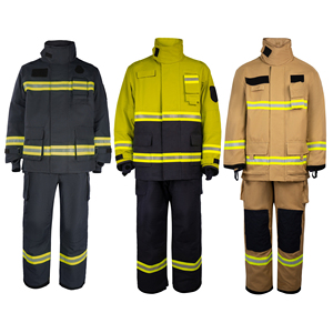 Traje de bombero impermeable de 4 capas de meta-aramida, uniforme de seguridad para bomberos - Product Image 4