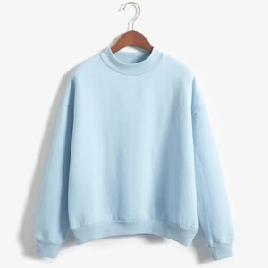 Sweat-shirts à col montant surdimensionnés de haute qualité 380g 100% coton Varsity Pulls personnalisés Streetwear pour hommes et femmes - Product Image 2