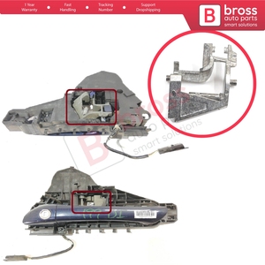 ตัวยึดมือจับประตูด้านนอก BDP1232-1ซ้ายตัวยึด A1697660501สำหรับ W245 W169 - Product Image 5