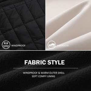 เสื้อกั๊กกันหนาวผ้าโพลีเอสเตอร์สำหรับทุกเพศเสื้อกั๊กขนแกะแบบซิปคู่สำหรับฤดูใบไม้ร่วงฤดูหนาวพิมพ์แบบกำหนดเอง - Product Image 4