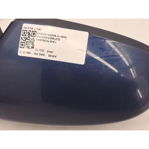 SPECCHIETTO RETROVISORE SINISTRO HYUNDAI Tucson serie 8 PIN MIRROR D4FD (15>) - Product Image 3
