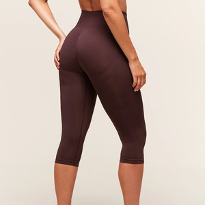 Leggings Deportivos de Cintura Alta para Mujer, Cómodos, Transpirables, de Algodón/Fibra de Bambú, Ligeros, de Secado Rápido, Colores Personalizados - Product Image 2