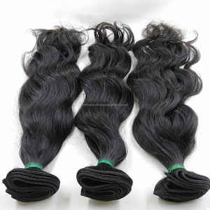 อินโดนีเซียธรรมชาติดิบผมมัดคู่ผ้าขยายผมหยัก 100 มนุษย์ Remy หนังกําพร้าผมชิดกัน - Product Image 4