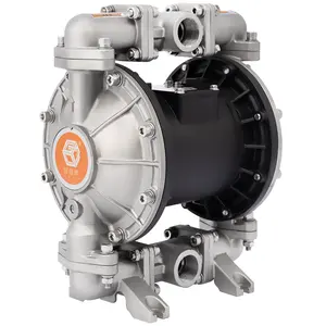 Pneumatic Diaphragm Pump Suppliers Large Flow Pneumatic Diaphragm Pump GODO BFQ-25P 1'' Compressed Air Operated Diaphragm Pump Chemical Membrane Pump