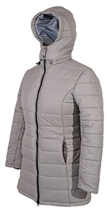 Cómodo abrigo de invierno con capucha para mujer Ropa de abrigo larga de color sólido con cremalleras Chaqueta de moda y cálida - Product Image 6