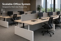 Poste de travail de bureau multi-stations avec fer à repasser électrique, réglable en hauteur, extensible, écologique et durable