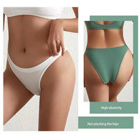 Ropa Interior Femenina Sexy con Logotipo Personalizado, Tallas Grandes, Cintura Baja, para Fitness y Yoga, de Algodón, Tanga, Bikini, G-String