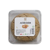 Macarons aux noisettes et aux amandes naturels de la boulangerie Acibadem Char Me, 120g, chocolat blanc, HALAL, goût sucré, à consommer quotidiennement, fabrication turque, emballage plastique