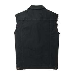 Chaleco Vaquero Informal de Lona con Diseño Único y Transpirable para Hombre, de Secado Rápido, Calidad Profesional, Color Sólido, Sin Mangas - Product Image 4