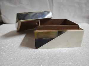 Boîte de rangement artisanale de qualité supérieure en corne et MDF avec incrustation, technique de polissage, pour Thanksgiving, Nouvel An, objets d'art et de collection, décoration - Product Image 5