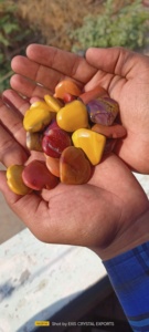 Mookaite แจสเปอร์ Hearts Mookaite เป็นอัญมณีสำหรับจักระหัวใจ,จักระ Plexus พลังงานแสงอาทิตย์และเบสจักระขนาดเล็ก - Product Image 3