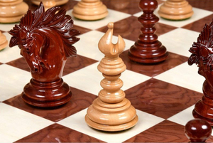 Piezas de Ajedrez de madera hechas a mano de la serie Savano de lujo de 4,3 pulgadas y juego de ajedrez para juego profesional - Product Image 3