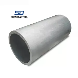 Tube en alliage d'aluminium 6063 t5 haute brillance personnalisé tuyau rond en aluminium de 170mm de diamètre