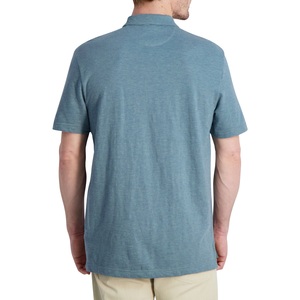 Polo homme tendance, confortable, 100% coton, rayé, manches courtes, vêtements pour homme, export. - Product Image 4