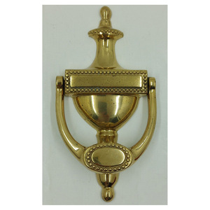 Aldaba de puerta decorativa Royal Vintage de latón macizo con revestimiento antiguo hecho a mano para hogares indios tradicionales - Product Image 2