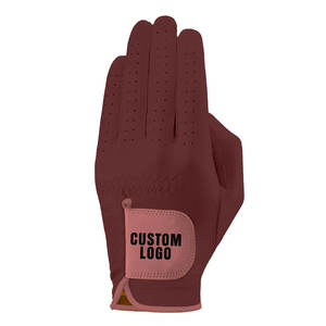 Gants de golf personnalisables, confortables, protégés contre les UV, séchage rapide, poignées de sport, gants de golf en cuir de cabretta et en peau de mouton - Product Image 1