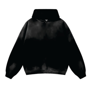 Vente en gros de streetwear pour hommes sweats à capuche 100% coton épais sweats à capuche noir bouffant sweats à capuche streetwear surdimensionnés - Product Image 3