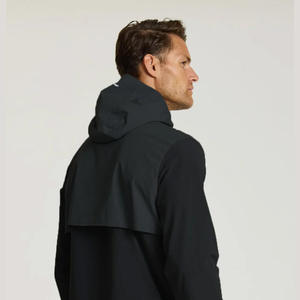 Conjunto de chaqueta de hombre de alta calidad, chándal, capucha con cremallera, cortavientos, chaqueta cortavientos suave brillante personalizada - Product Image 6