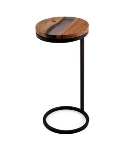 Modern 4-Legged Square <b>Stool</b> Side Coffee <b>Table</b> Black Powder Coated Iron Metal Home <b>Dining</b> Living Room Use Factory Wholesale - Product Image 3