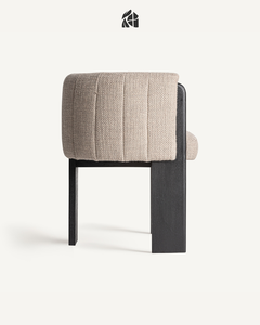 Silla de Comedor Loravessa de Madera de Teca Sólida, Muebles de Comedor de Madera de Lujo, Hechos a Mano, Modernos, Ecológicos, para Exteriores - Product Image 5