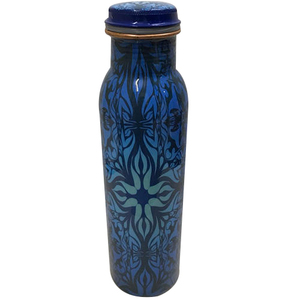 Cuivre Métal Bouteille D'eau Ustensiles De Cuisine Fruits Jus De Stockage Émail Imprimé Bouteille De Cuivre Boire des jus Avantages Pour La Santé - Product Image 5